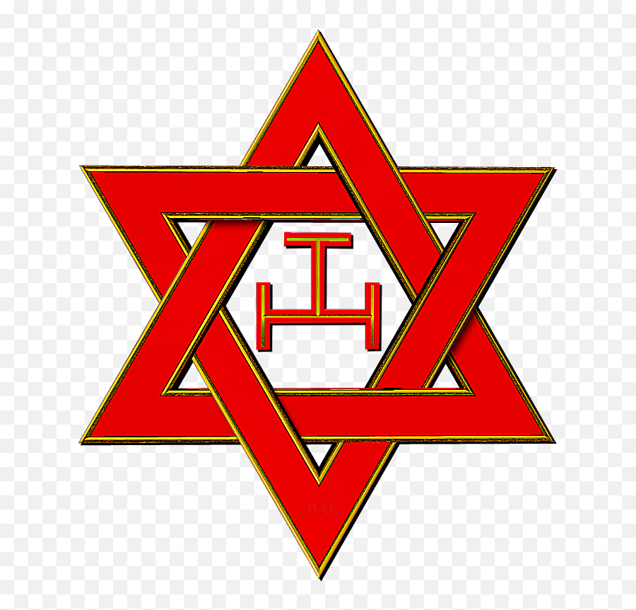 Symbol Royal Arch Triple Tau - Royal Arch Masons Symbols Png,Star Of David Png