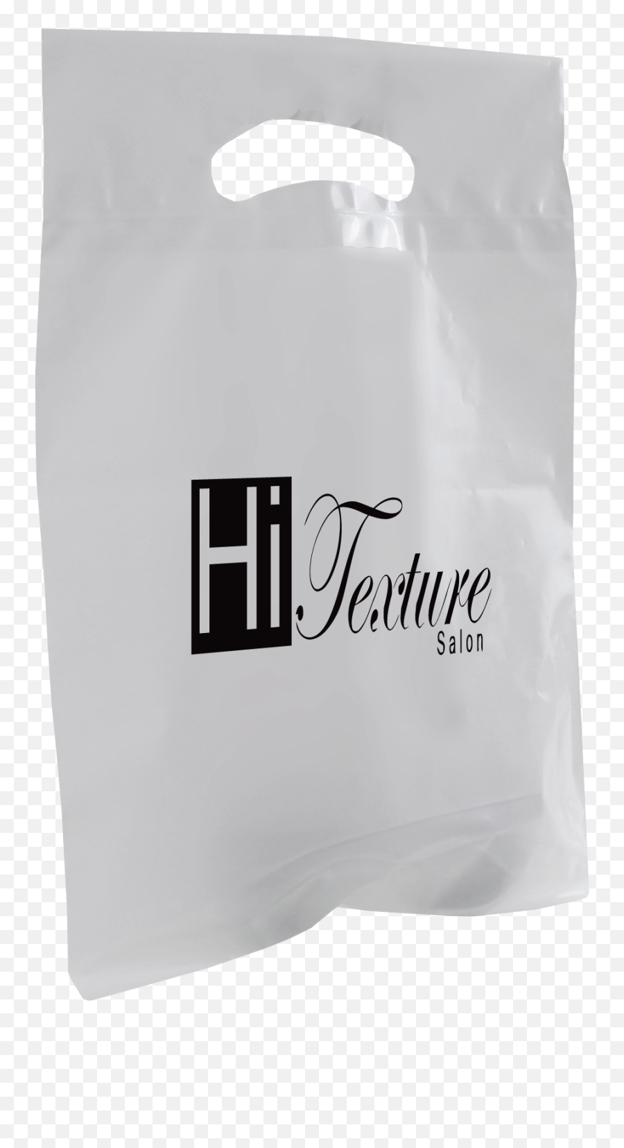 Hi Texture Hair Salon Small Die Cut Plastic Bag Bags - Tote Bag Png,Plastic Texture Png
