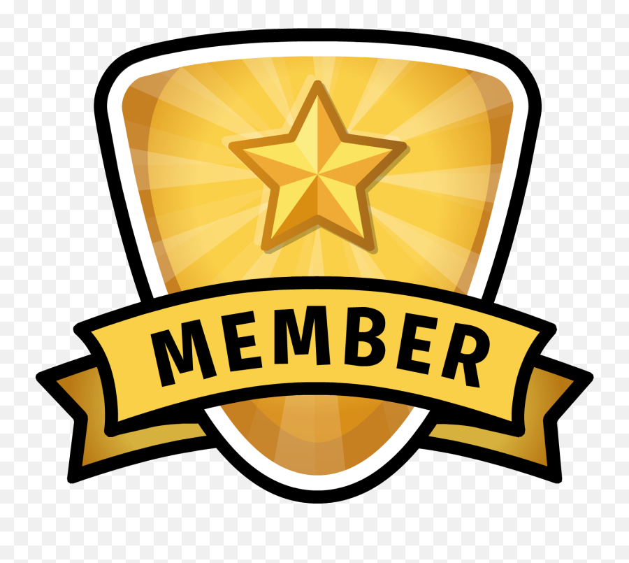 Club Penguin Membership Logo Png - Member Badge,Badge Png