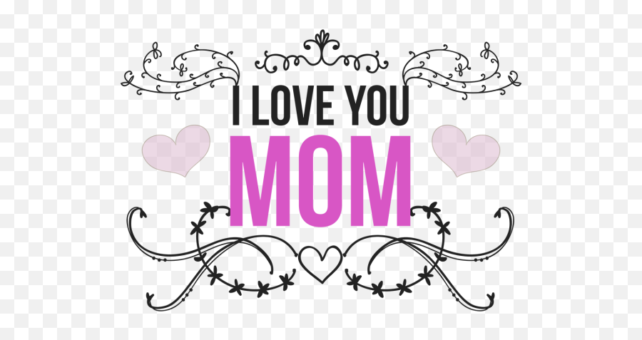 Png Free Love You Mom - Love You More,Mom Png