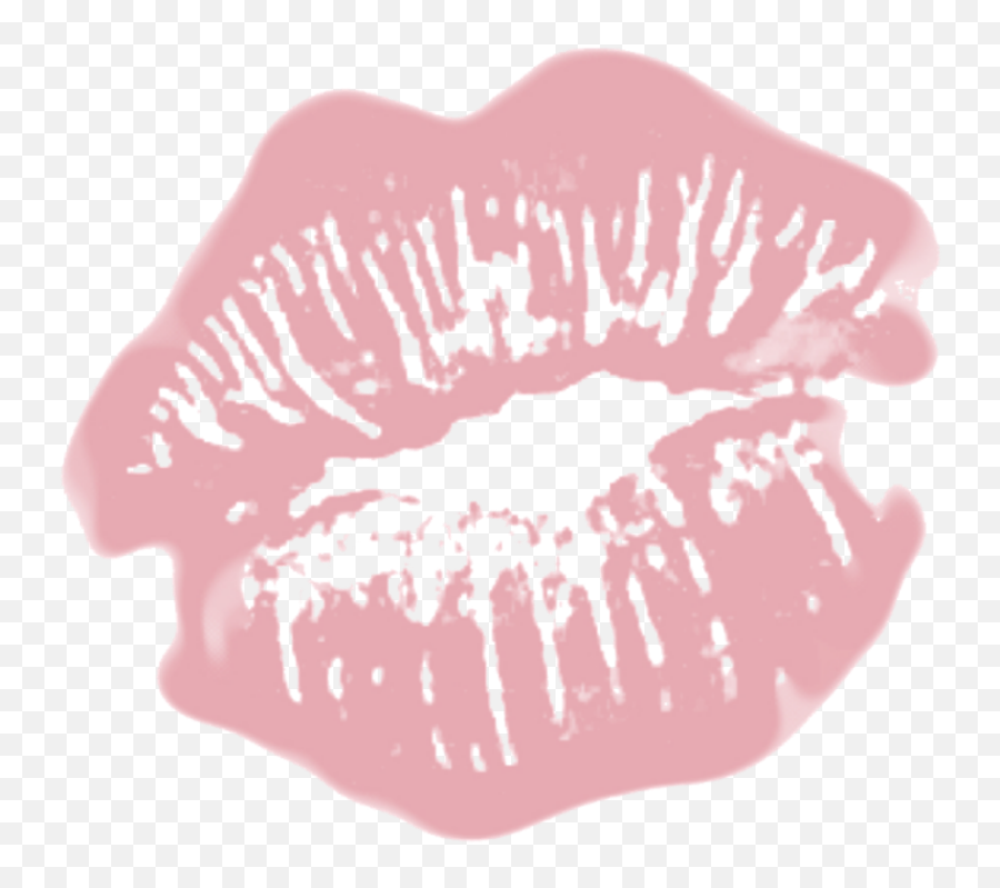 Download Kiss Pastel Tumblr Aesthetic Kawaii Lipstick Lips - Lipstick Print Aesthetic Png,Lips Png