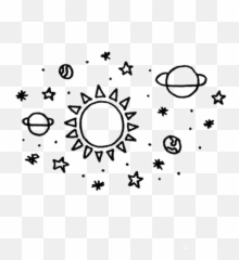 Download Galaxy Planets Stars - Easy Space Drawing png