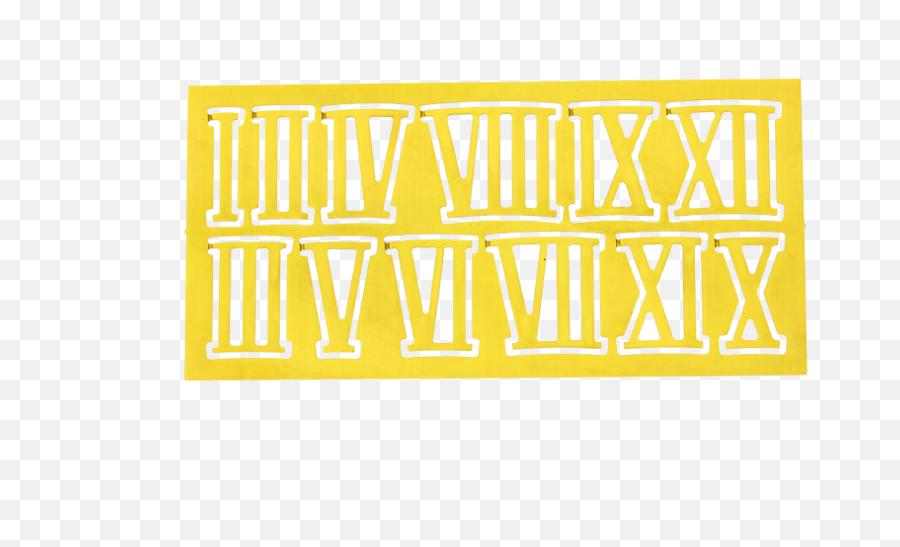 Number Sets Roman Numerals Of I - Römischer Zahlensatz Römische Zahlen 15 Mm Hoch Png,Roman Numerals Png