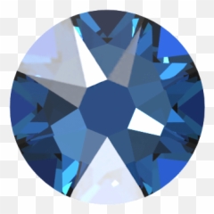 Bermuda Blue Swarovski Rhinestones - Blue Rhinestone Png Transparent,Rhinestone Png