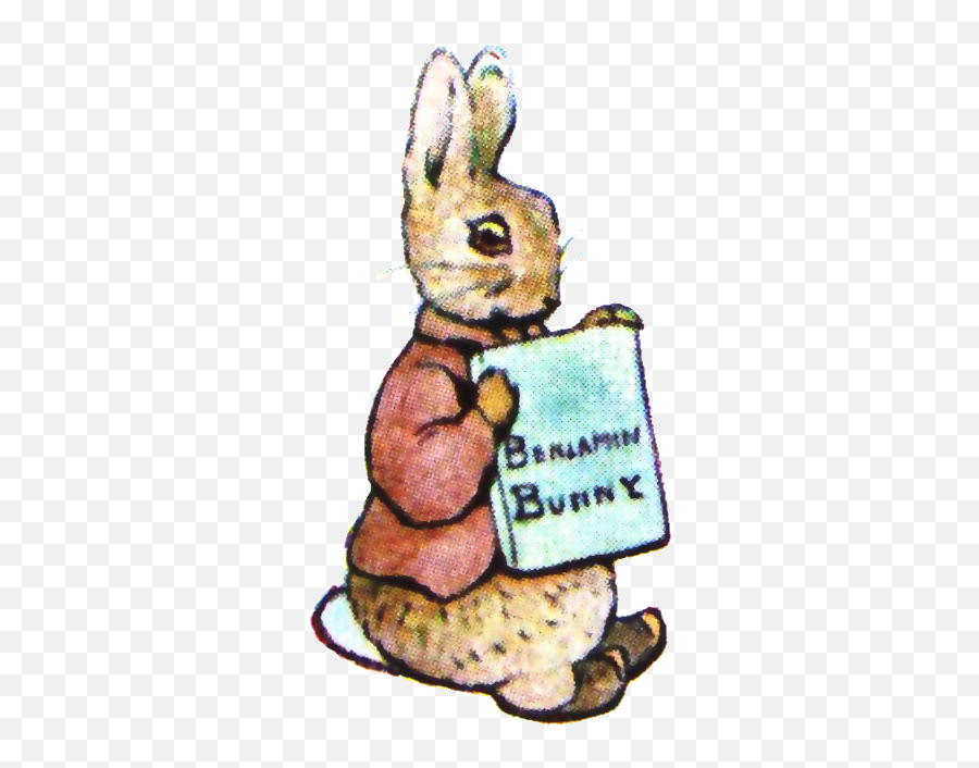 Filebeatrix - Potterinsidecoverbenjaminbunnytransparent Benjamin Bunny Beatrix Potter Illustration History Png,Rabbit Transparent