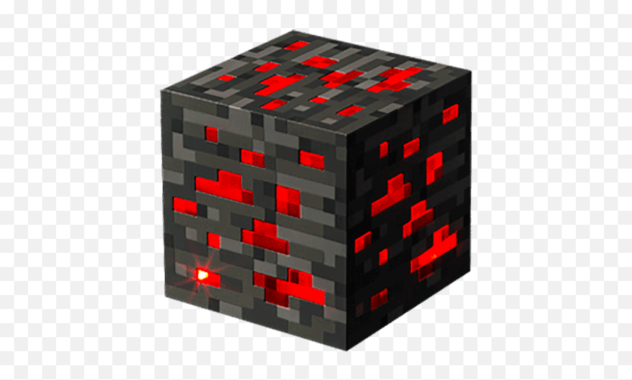 Minecraft - Lightup Redstone Ore Minecraft Light Up Redstone Ore Png,Minecraft Stone Png