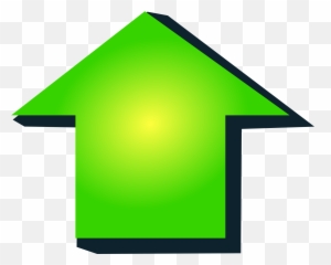 Upload Arrow Green Top Png Image - Pointing