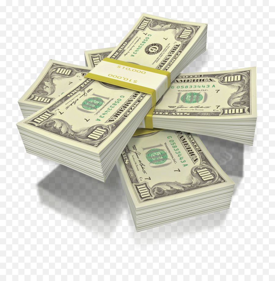 Download Hd Stacks Of Money Png - 100 Us Dollar,Money Stacks Png