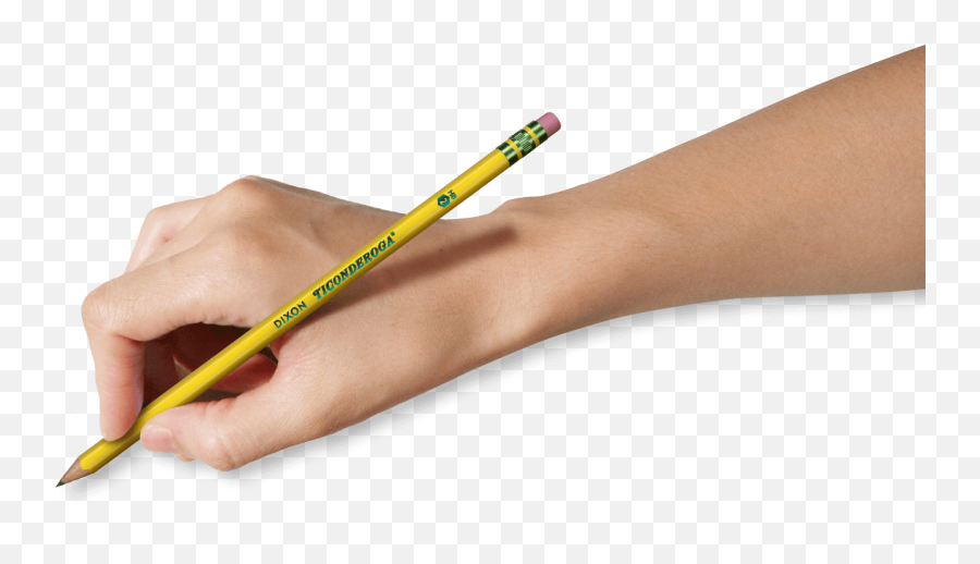 Home - Hand With Pancil Png,Pencil Transparent Background