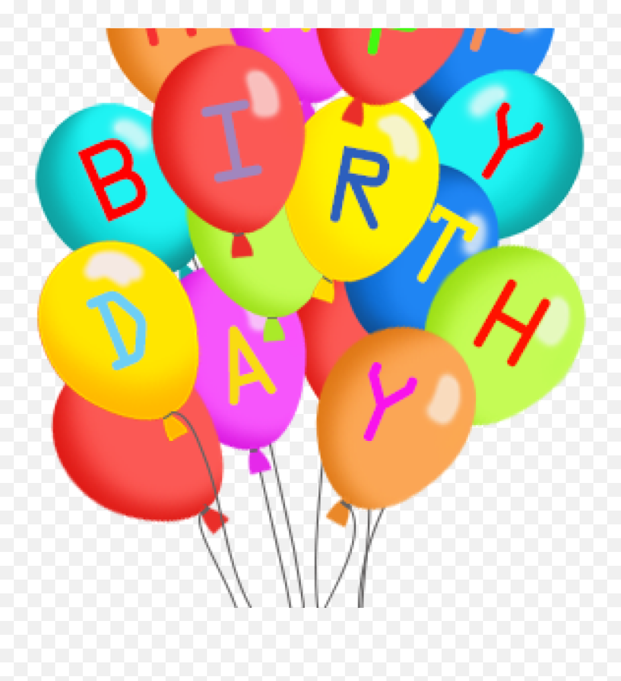 Download Balloon Transparent 1st Birthday - Happy Birthday Balloon Happy Birthday Clipart Png,Birthday Balloons Transparent Background