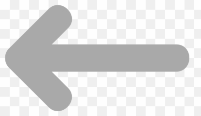 Long And Small Design Arrow Left - Sign png