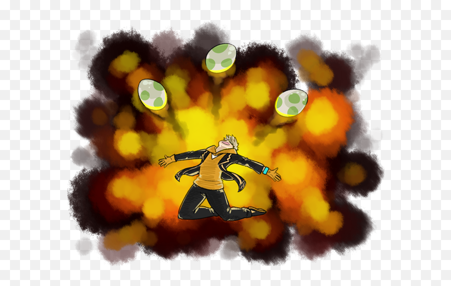 Fanart Spark Eggs Explosion Ravefirell - Illustration Png,Pokemon Egg Png