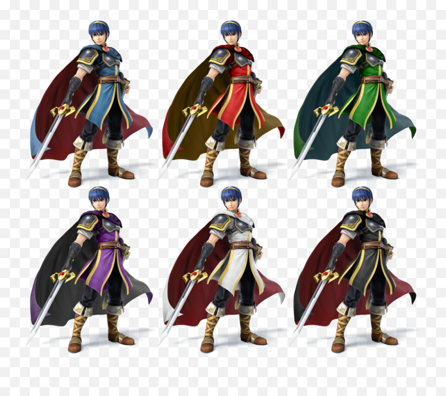 Download Smash Bros Marth And Link By - Marth Skins Smash 4 Png,Marth Png