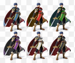 Download Smash Bros Marth And Link By - Marth Skins Smash 4 Png,Marth Png