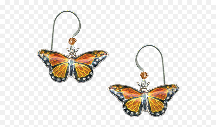 Monarch Earrings Bamboo Jewelry Png