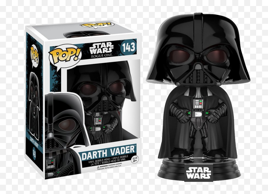 Vinyl Star Wars Bobble Head - Darth Vader Pop Vinyl Png,Darth Vader Transparent Background
