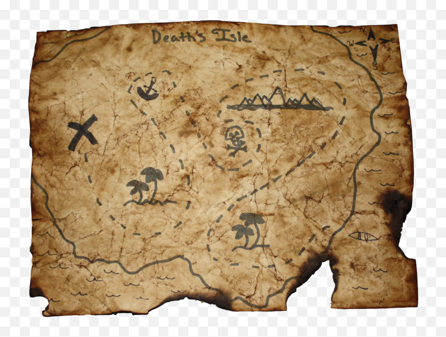 Download Treasure Map - Pirate Treasure Map Png Png Image Make A Pirate Map With Tea,Treasure Map Png