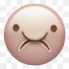 Blobfish Emoji Sticker By Sylvia - Funny Emoji Faces Meme Png,Blobfish Png