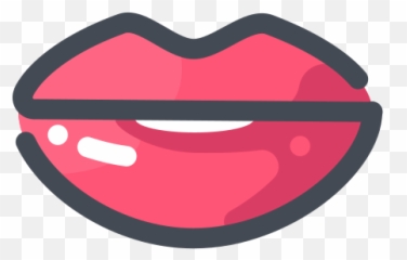 Glossy Lips Icon - Free Download Png And Vector Tik Tok Png,Lipstick Mark Png