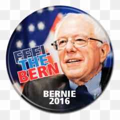 Democratic Convention Watch U003cu003e Politics - Bernie Sanders Campaign Button png