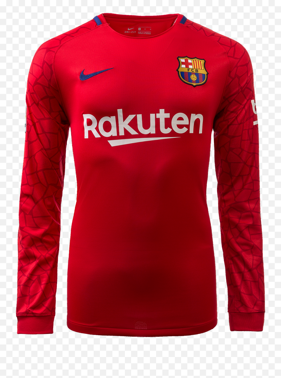 Download Hd Barcelona 1718 Goalkeeper Ls Jersey - Barcelona Barcelona Png,Madden 18 Png