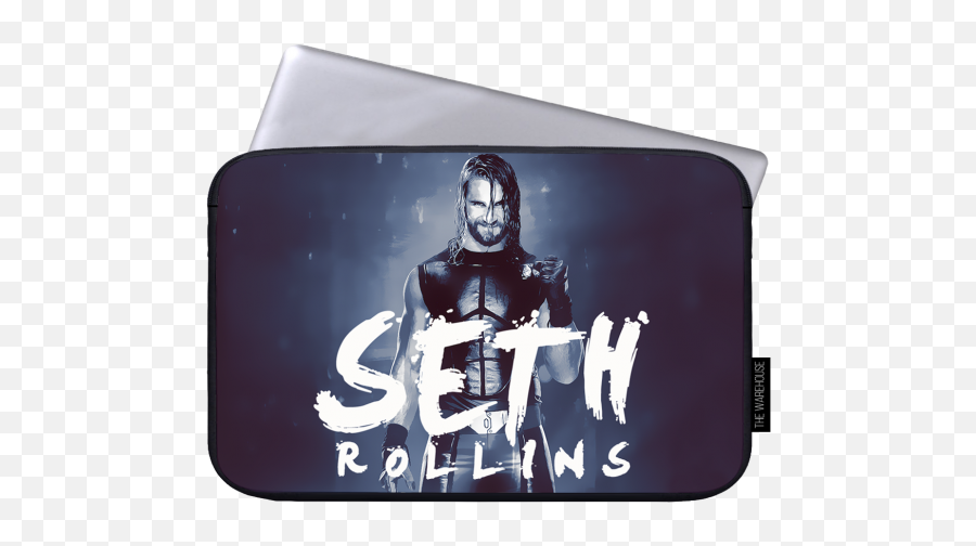 Seth Rollins Printed Laptop Sleeves - Supervillain Png,Seth Rollins Logo Png
