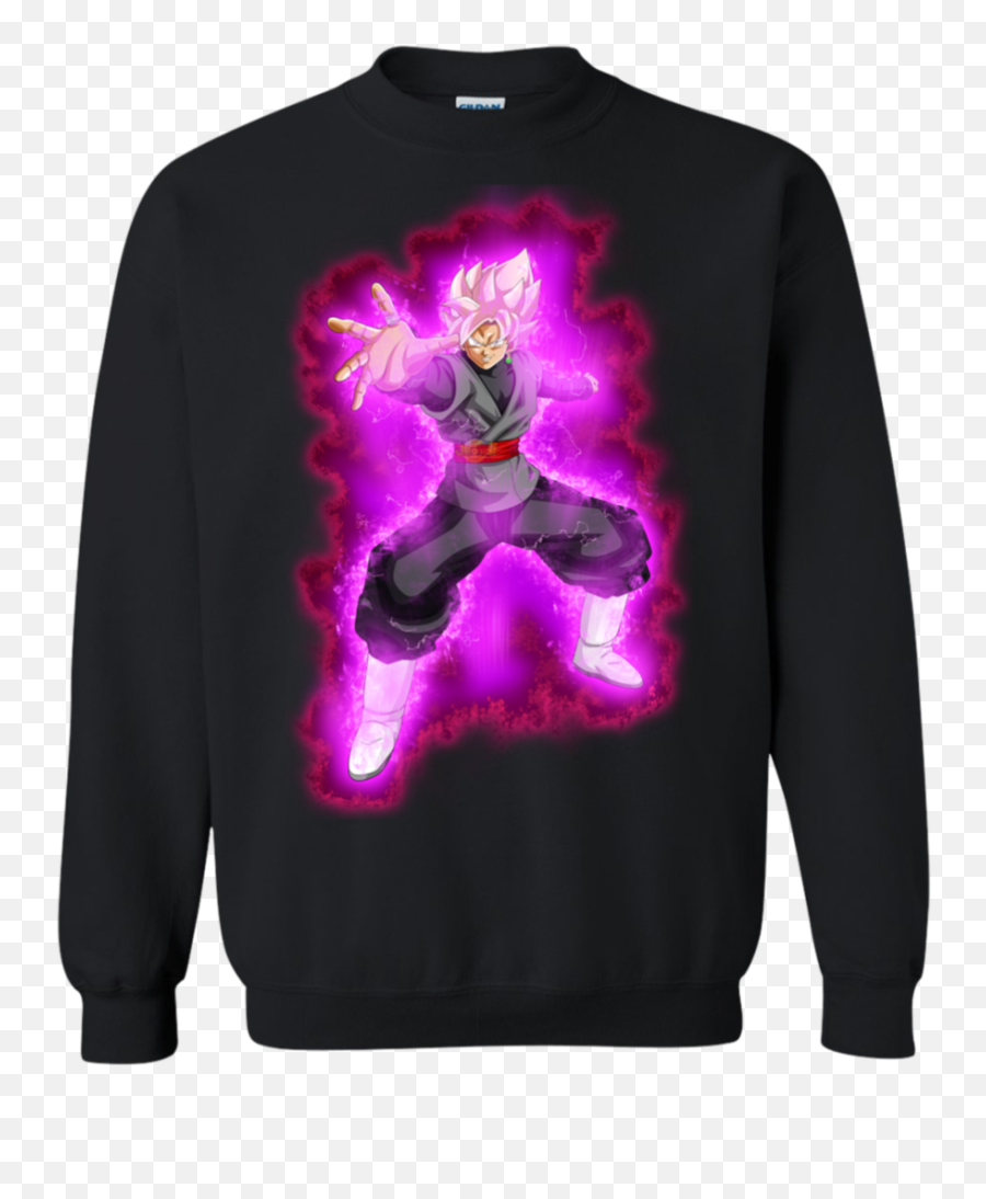 Goku Black Ssj Rose Power Kii - Dragon Ball Ls Shirthoodie Camaro Ugly Christmas Sweater Png,Goku Black Rose Png