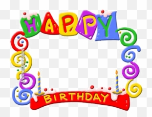 Colorful Happy Birthday Png Background Image - Transparent 1st