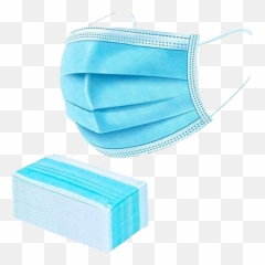 Surgical Mask Png Image - Blue Disposable Face