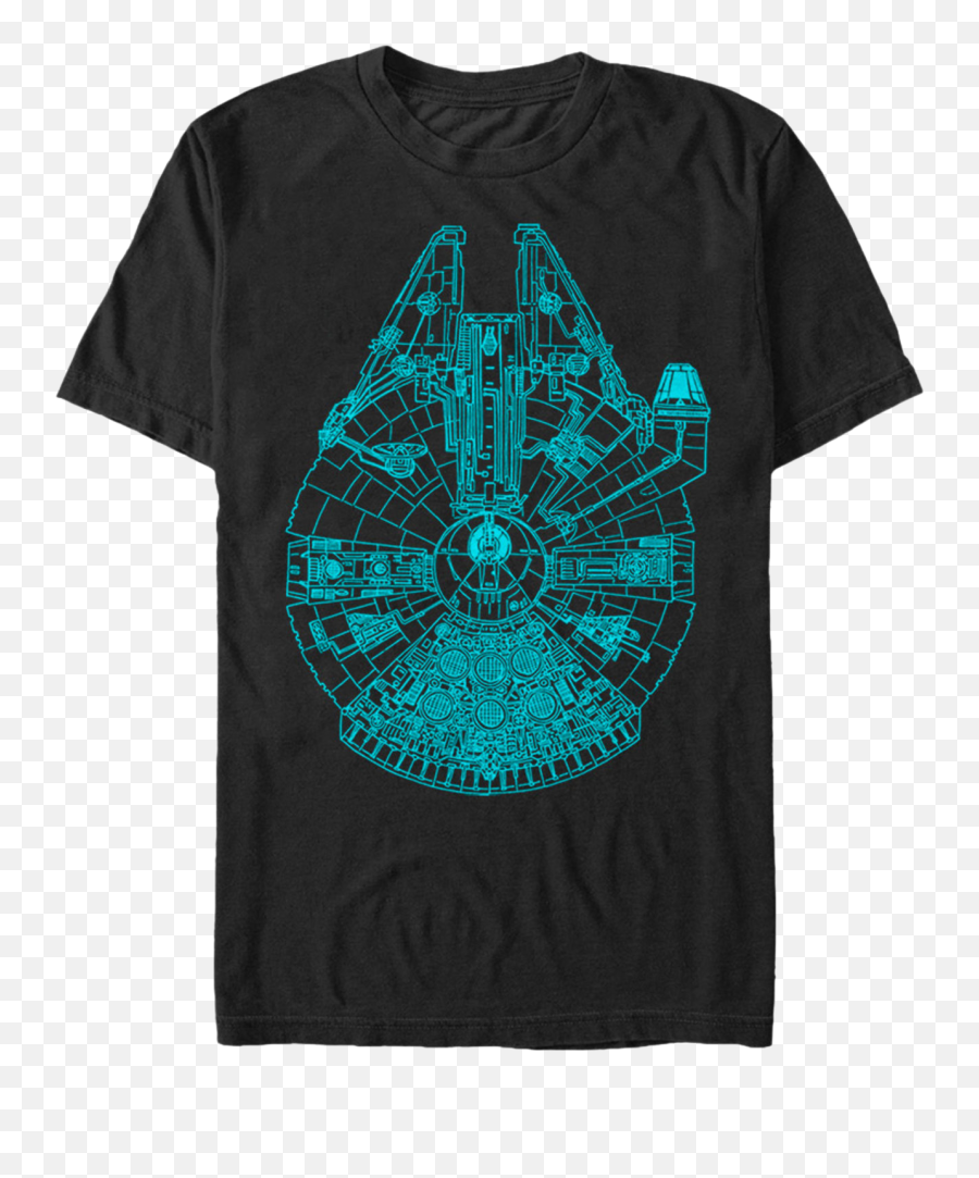 Star Wars Mens - Millennium Falcon T Shirt Png,Millennium Falcon Png