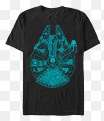 Star Wars Mens - Millennium Falcon T Shirt Png,Millennium Falcon Png