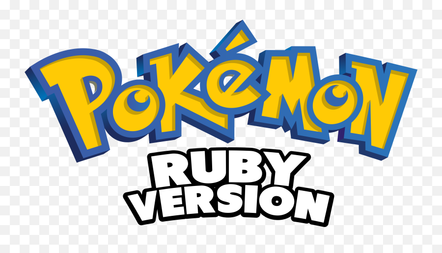 Pokémon Ruby Version Details - Pokemon Fire Red Logo Png,Pokemon Ruby Logo