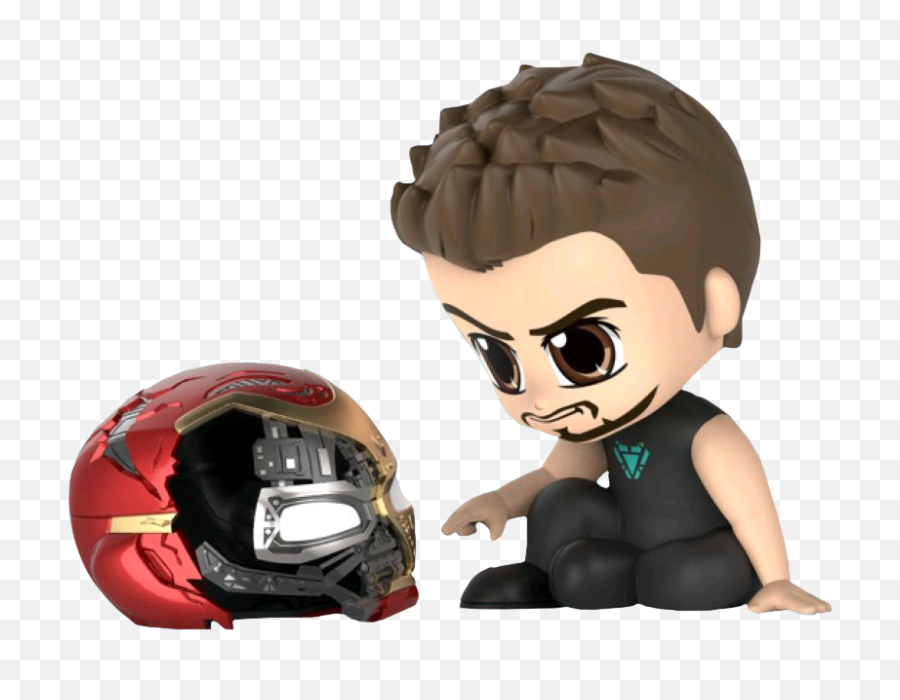 Tony Stark And Iron Man Helmet - Cosbaby Endgame Tony Stark Png,Thanos Helmet Png