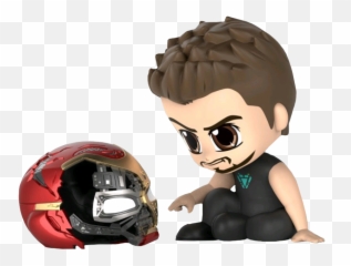 Tony Stark And Iron Man Helmet - Cosbaby Endgame Tony Stark Png,Thanos Helmet Png
