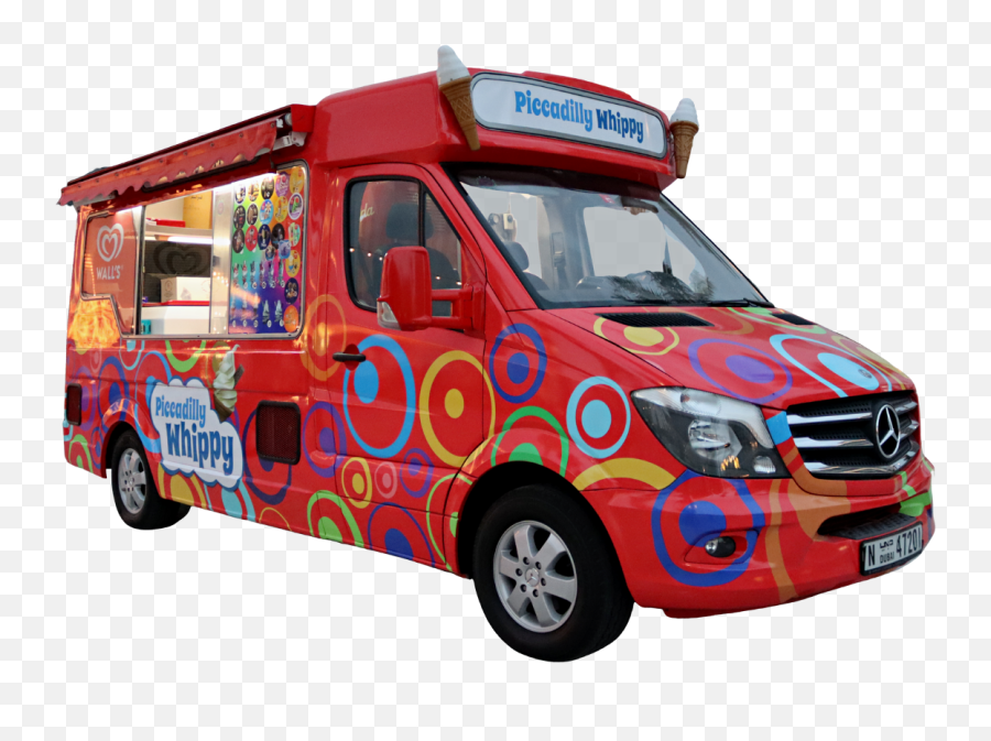 Hire Piccadilly Whippy British Ice Cream Van In Dubai - Ice Cream Van Dubai Png,Ice Cream Truck Png