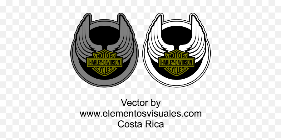 Harley Davidson Wings Vector Logo - Harley Davidson Logo Png,Harley Davidson Logo Vector
