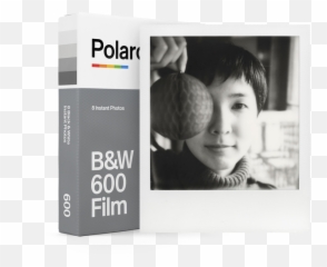 Polaroid 600 Film Black And White - Polaroid 600 Film Bw Png,Png Polaroid