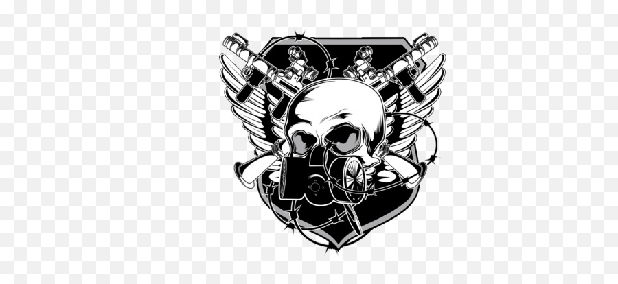 Skull Gas Mask Png - Skull Gas Mask Logo,Skull Mask Png