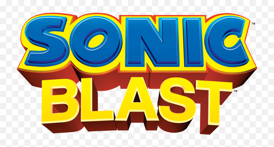 Sonic Blast 25th Anniversary - Sonic Blast Logo Transparent Png,Sonic 2 Logo
