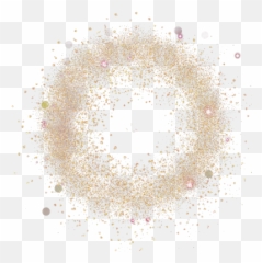 Circle Background - 15278 TransparentPNG Glowing Particles