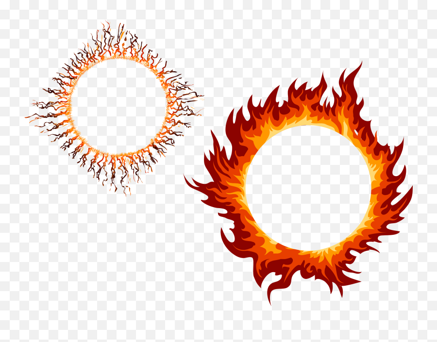 Fire Vector Frame Png
