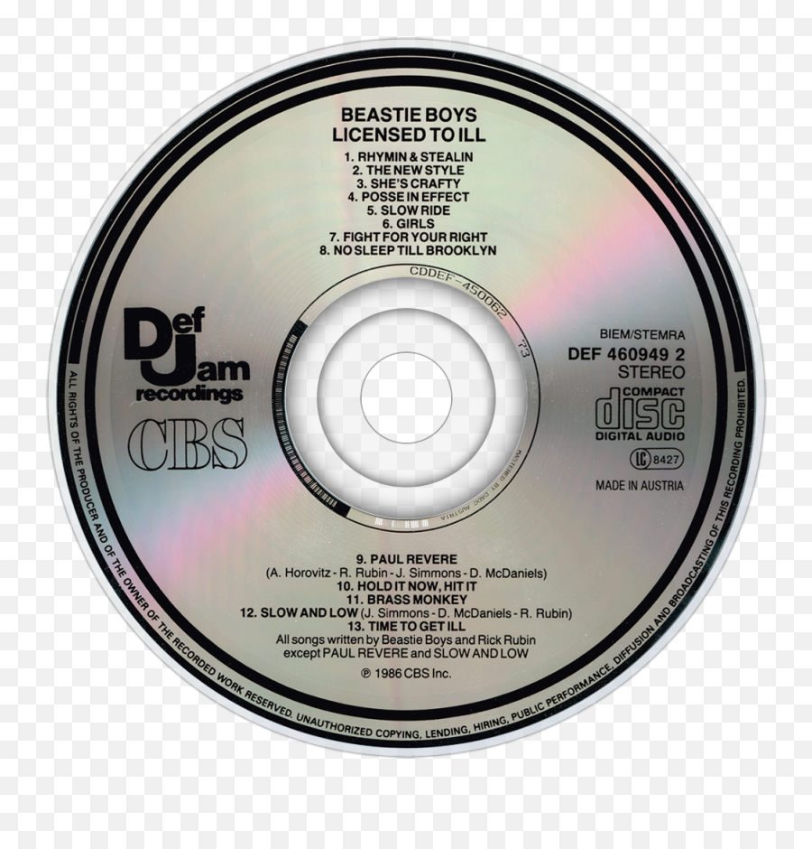 Beastie Boys - Licensed To Ill Theaudiodbcom Rocio Banquells Cd En El Alambre Png,Def Jam Icon Fighting