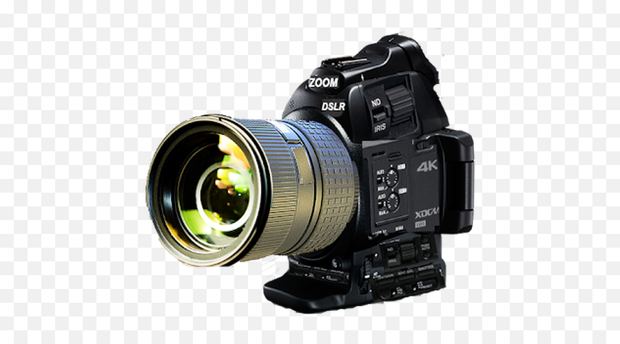 Hd Zoom Camera - Dslr Zoom Camera Png,Zoom Camera Icon