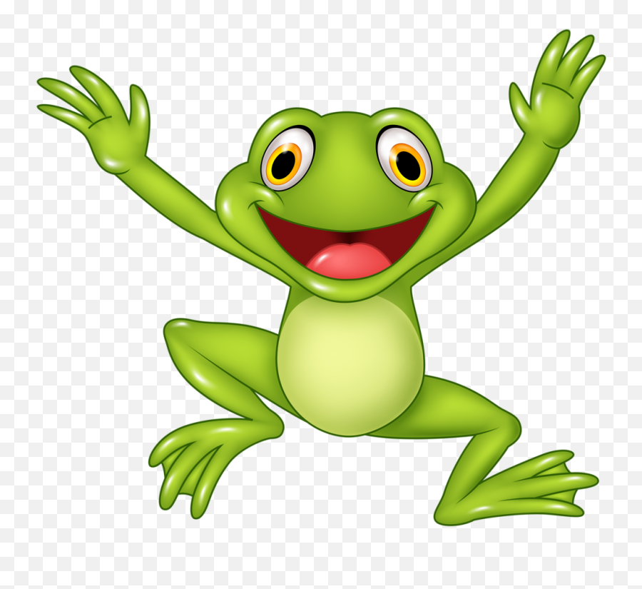 Frog Clipart Transparent - Funny Animal Clip Art Png,Transparent Frog