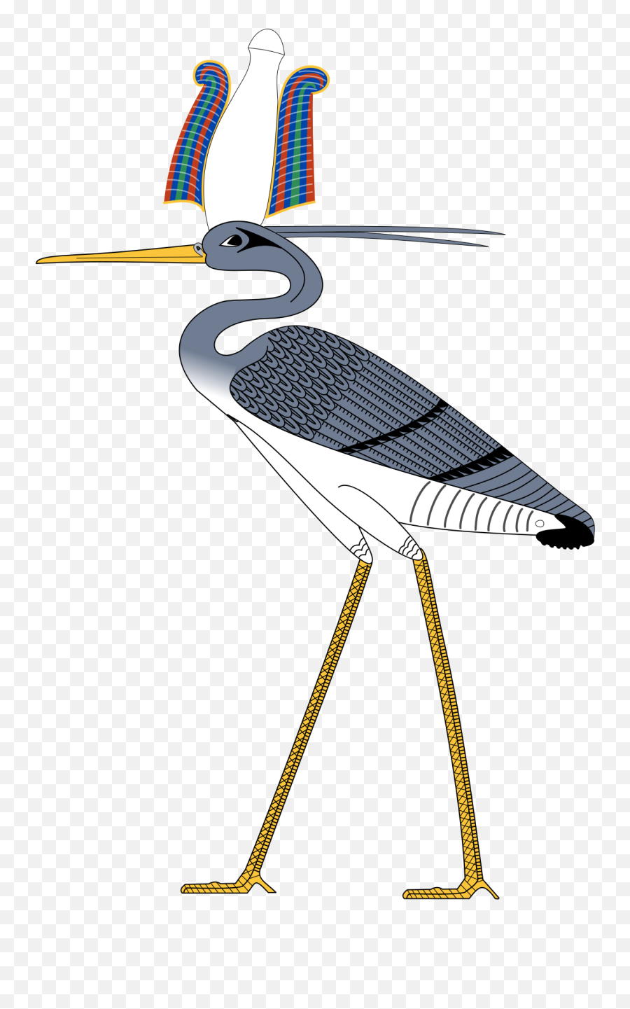 Download Egyptian Bennu Or Phoenix Bird - Bennu Bird Png,Phoenix Bird Png