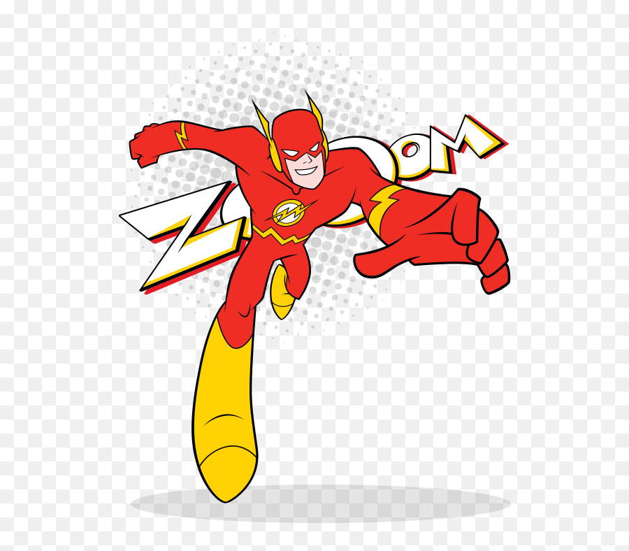 Flash Clipart Superhero Character - Dc Super Friends Flash Dc Super Friends Flash Png,Flash Superhero Icon