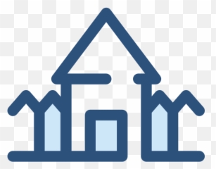 House - Residential Icon Blue png