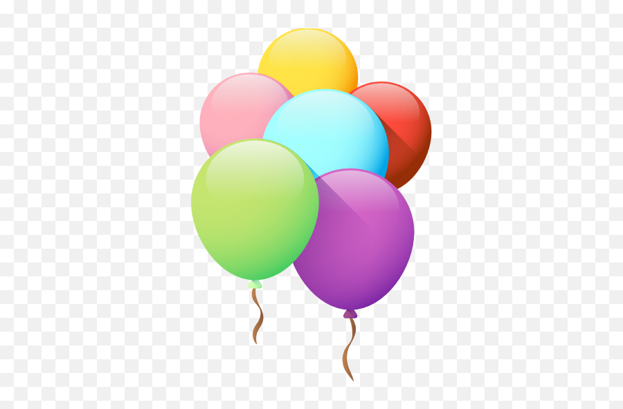 Balloons - Free Birthday And Party Icons Illustration Png,Balloons Icon