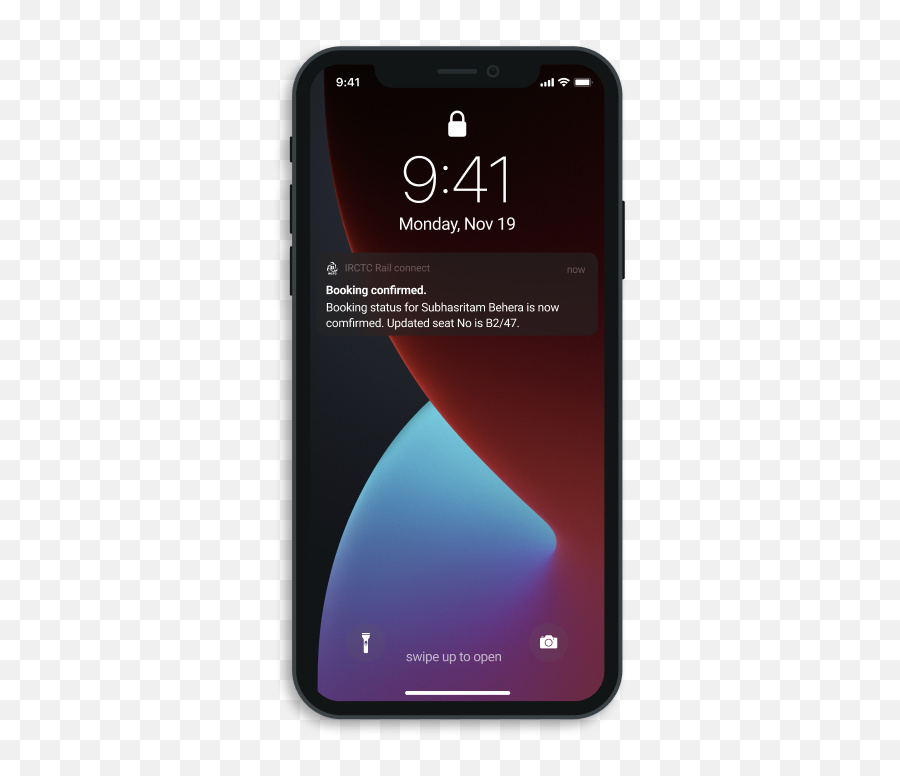 Case Study Redesigning Indian Railways Ticket Booking - Electronics Brand Png,An Icon That Represents The Status Of Any Lockscreen App