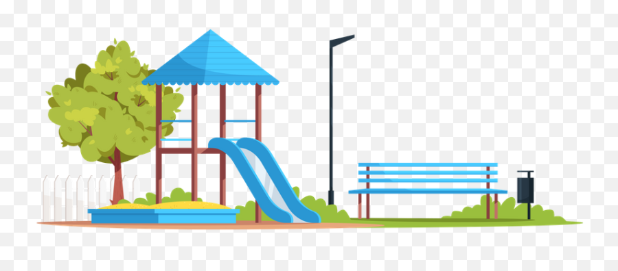 Playground Icon - Download In Line Style Open Public Space Icon Png,Google Slide Icon